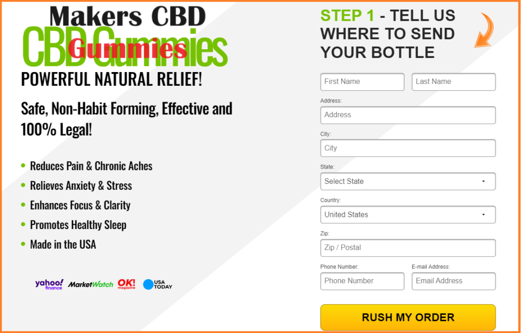 Makers CBD Gummies Order